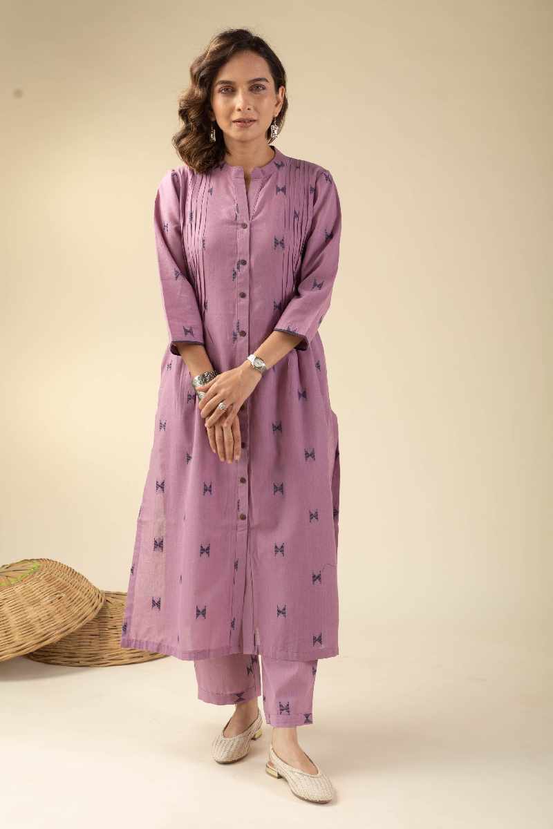 Image for Kusvaa Cood043 Aruni Handloom Cotton Co Ord Set Pocket