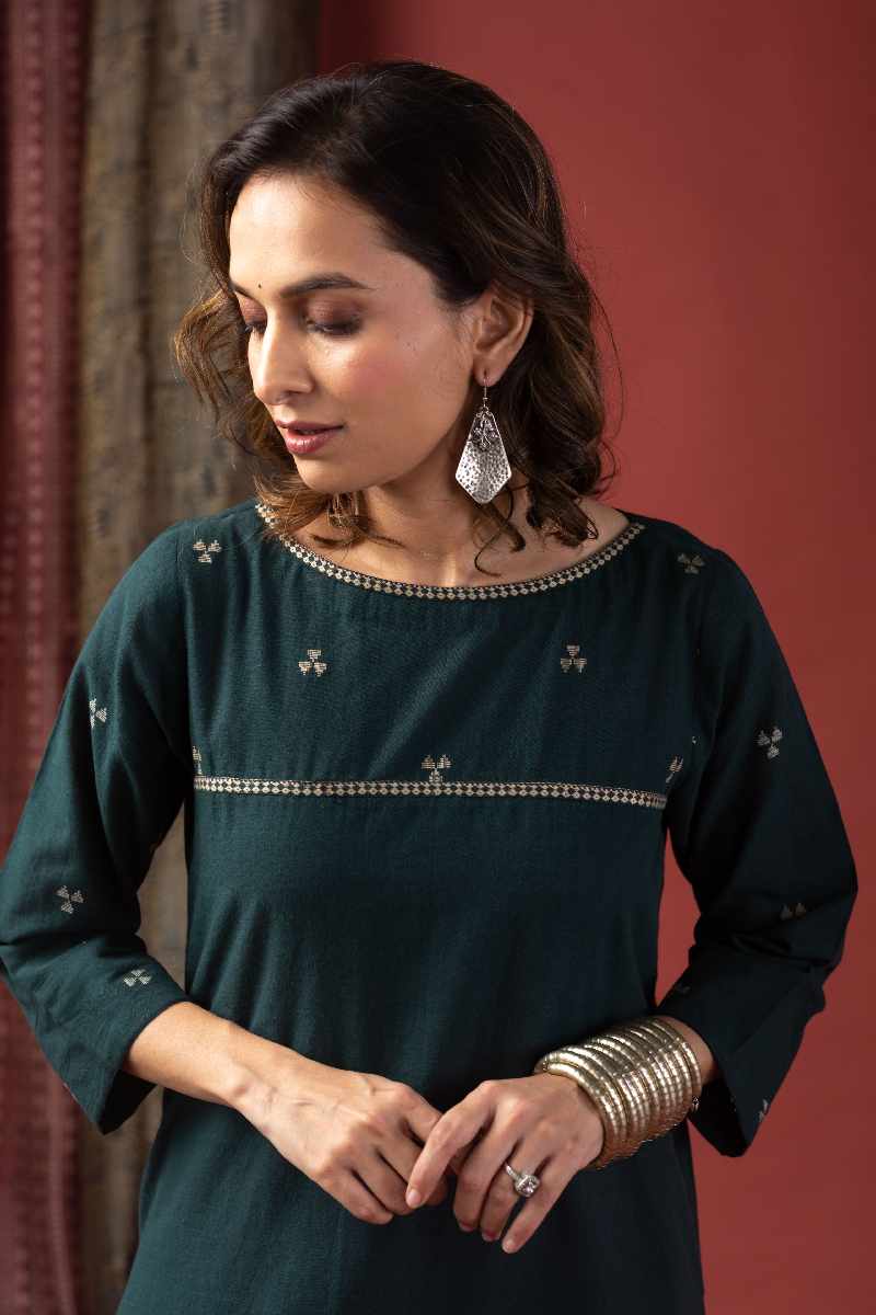 Image for Kusvaa Cood045 Grisha Handloom Cotton Co Ord Set Featured