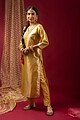 Image for Kusvaa Cood047 Chaitali Tissue Kurta Pant Set Closeup 2 Latset