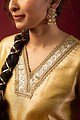 Image for Kusvaa Cood047 Chaitali Tissue Kurta Pant Set Side Latest