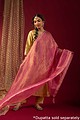 Image for Kusvaa Cood047 Chaitali Tissue Kurta Pant Set Sleeves Latset