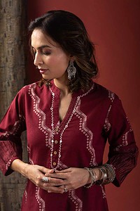 Image for Kusvaa Cood048 Drista Cotton Kurta Pant Set Featured
