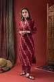 Image for Kusvaa Cood048 Drista Cotton Kurta Pant Set Sleeves