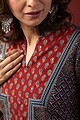 Image for Kusvaa Cood049 Megha Cotton Kurta Pant Set Closeup 2
