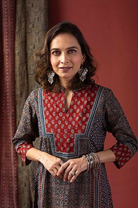 Image for Kusvaa Cood049 Megha Cotton Kurta Pant Set Featured