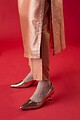 Image for Kusvaa Cood050 Sipra Tissue Kurta Pant Set Sitting
