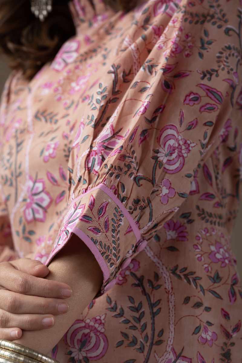 Image for Kusvaa Dr011 Saisha Cotton A Line Dress Closeup 2