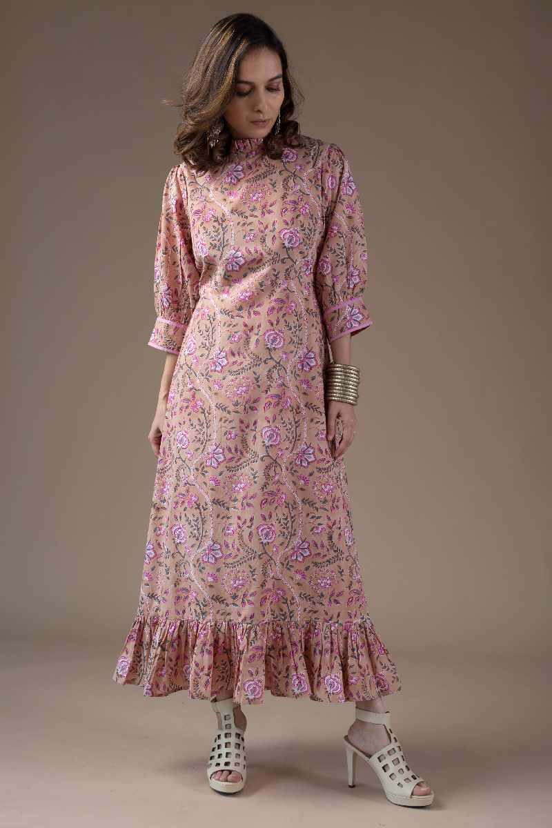 Image for Kusvaa Dr011 Saisha Cotton A Line Dress Pattern