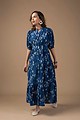 Image for Kusvaa Dr012 Abhira Cotton Block Print Dress Sitting