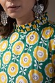 Image for Kusvaa Dr013 Brahmi Cotton Block Print Dress Closeup