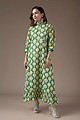 Image for Kusvaa Dr013 Brahmi Cotton Block Print Dress Pocket