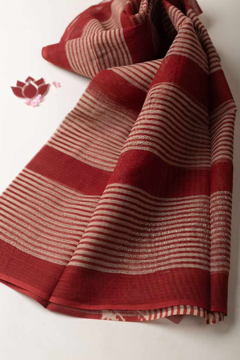 Image for Kusvaa Dup104 Sohalia Cotton Kota Doriya Dupatta Front