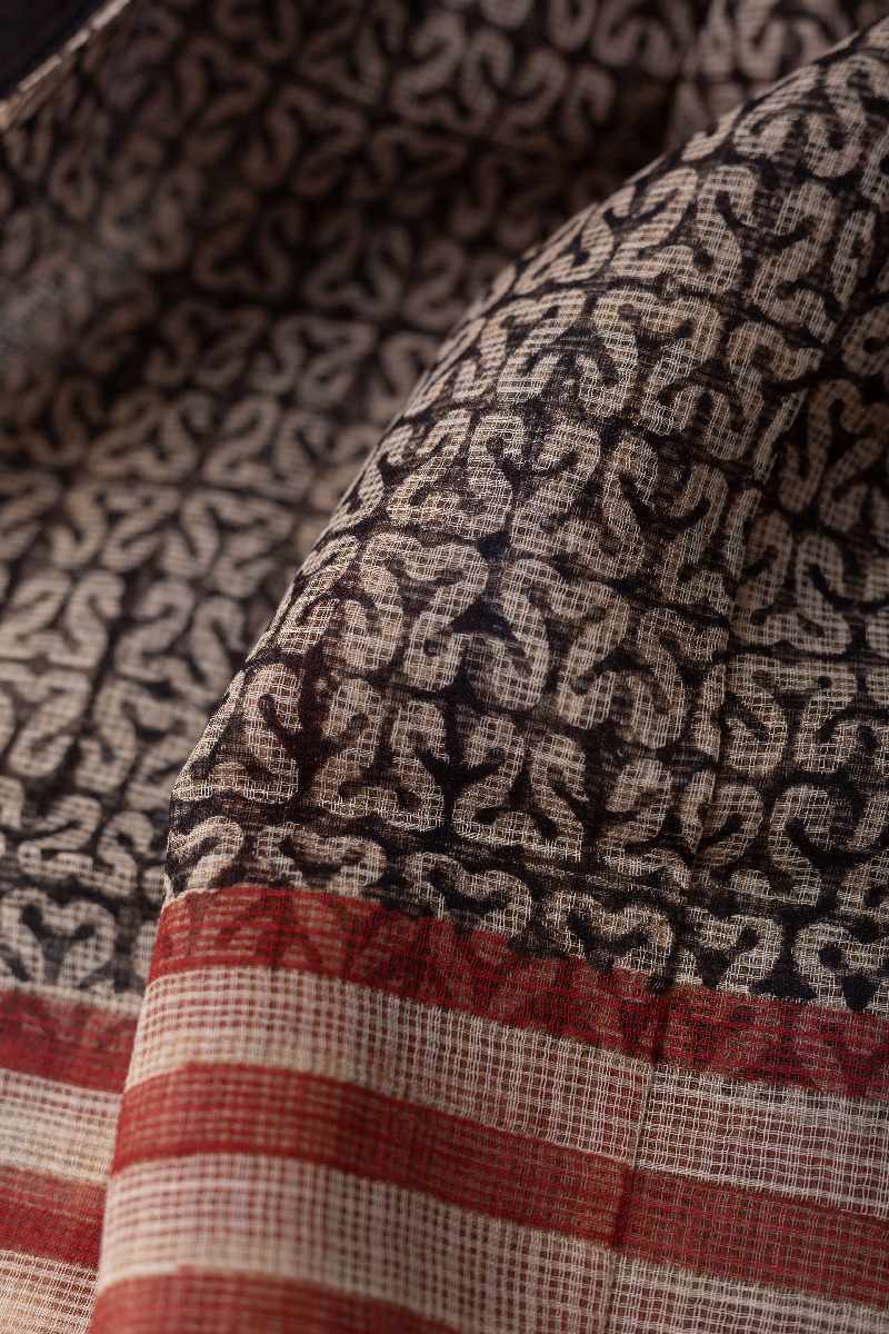 Image for Kusvaa Dup105 Shashi Cotton Kota Doriya Dupatta Front