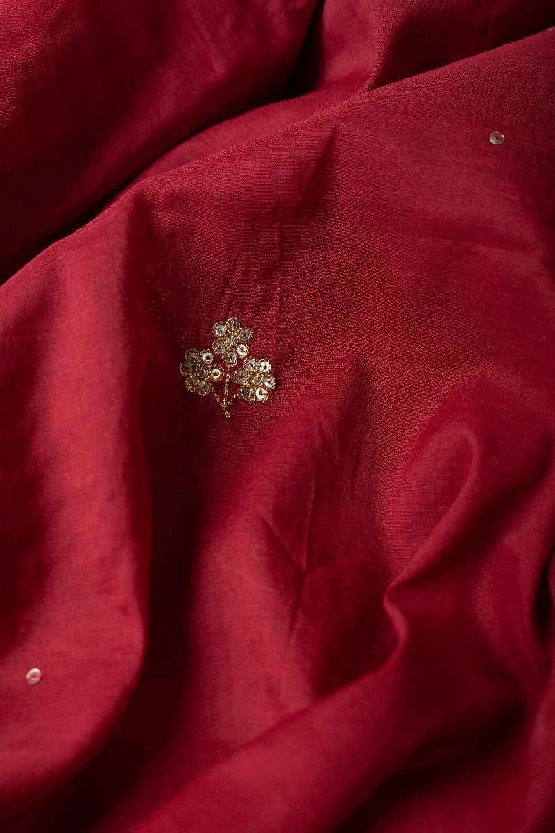 Image for Kusvaa Dup106 Zayna Chanderi Dupatta Side