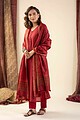 Image for Kusvaa Kds007 Aashna Tussar Kurta With Dupatta Set Pattern