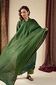 Image for Kusvaa Kds008 Anika Tussar Kurta With Dupatta Set Pocket