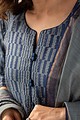 Image for Kusvaa Kds009 Aruna Tussar Kurta With Dupatta Set Sitting