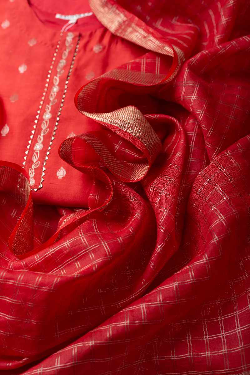 Image for Kusvaa Wkr039dup Jiyani Chanderi Dupatta Featured