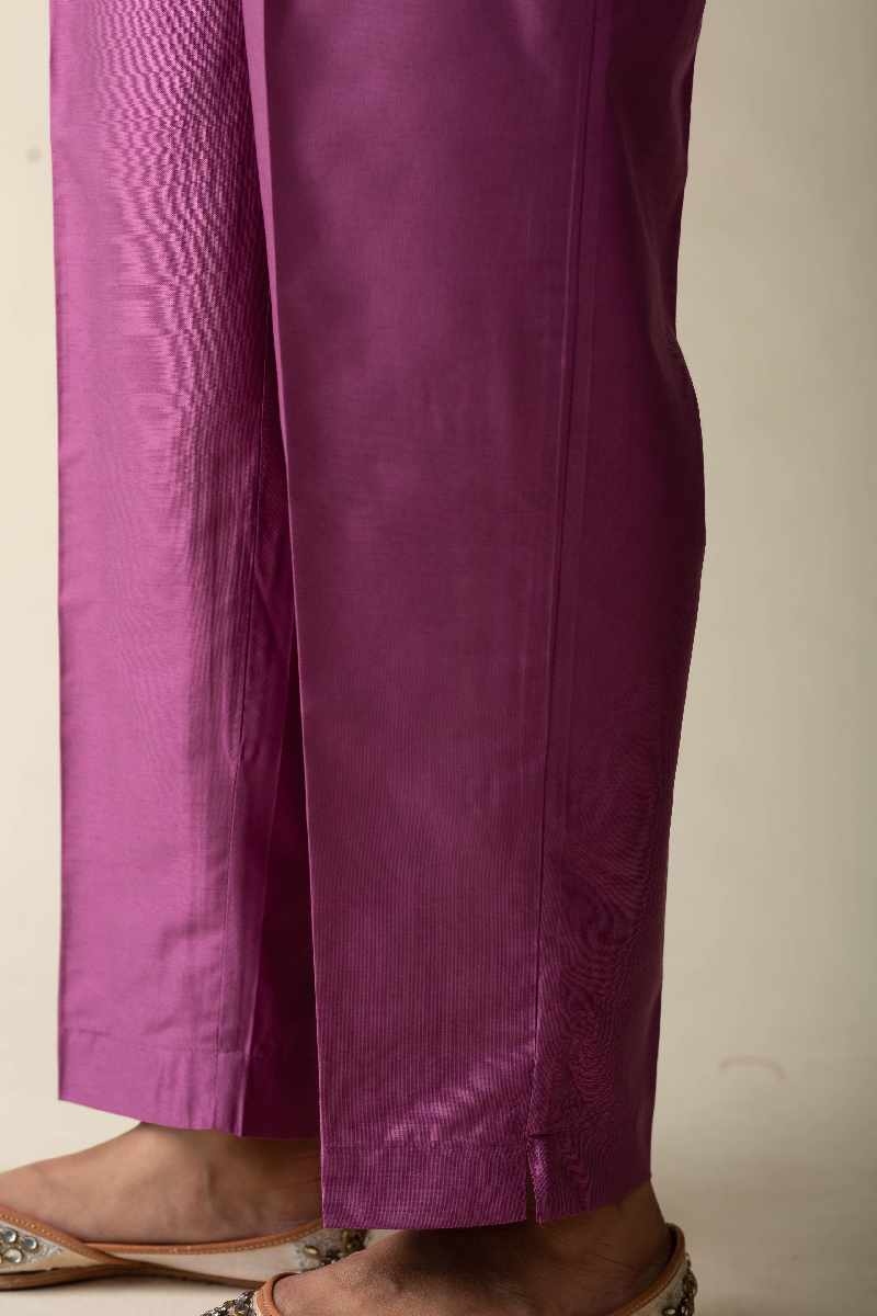 Image for Kusvaa Wkr040p Ritushri Cotton Silk Pant Closeup