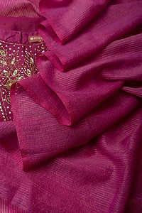 Image for Kusvaa Wkr041dup Veda Chanderi Dupatta Featured