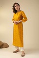 Image for Kusvaa Wkr043 Kahlima Cotton Silk Kurta Sitting