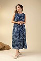 Image for Kusvaa Wkr044 Rio Cotton Handblock Dress Pocket