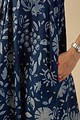 Image for Kusvaa Wkr044 Rio Cotton Handblock Dress Side