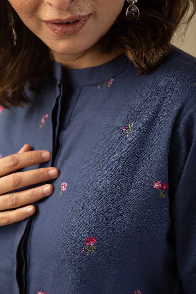 Image for Kusvaa Cood052 Sansa Cotton Slub Co Ord Set Back