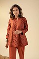 Image for Kusvaa Cood054 Aranya Cotton Slub Co Ord Set Front New