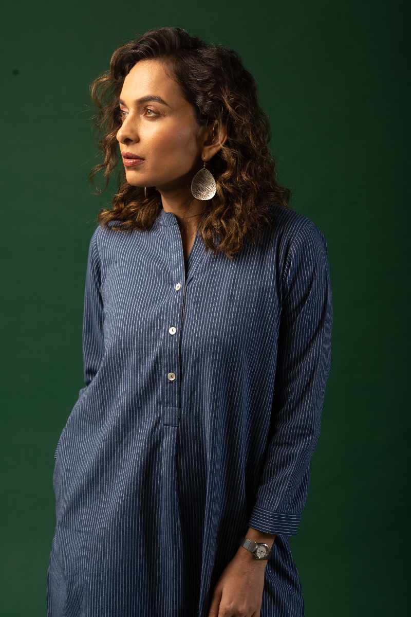 Image for Kusvaa Cood065 Kairavi Cotton Kurta Pant Set Back