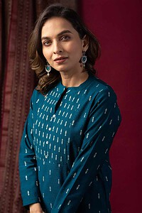 Image for Kusvaa Cood066 Sivina Cotton Kurta Pant Set Featured