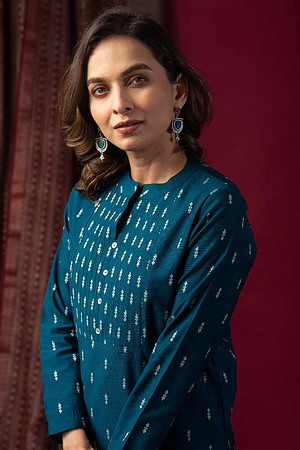 Image for Kusvaa Cood066 Sivina Cotton Kurta Pant Set Featured