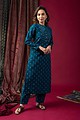 Image for Kusvaa Cood066 Sivina Cotton Kurta Pant Set Sleeves