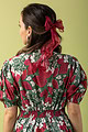 Image for Kusvaa Dr014 Brahmi Cotton Block Print Dress Sitting