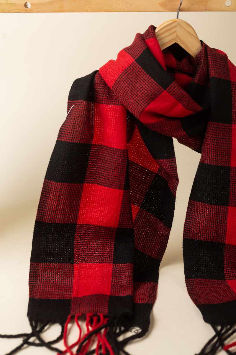 Image for Kusvaa Kusl114b Nimish Woolen Muffler Side Latest