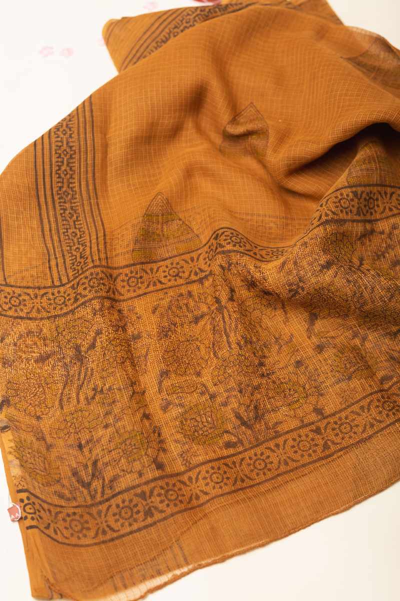 Image for Kusvaa Wkr048dup Kavi Cotton Kota Doriya Dupatta Front