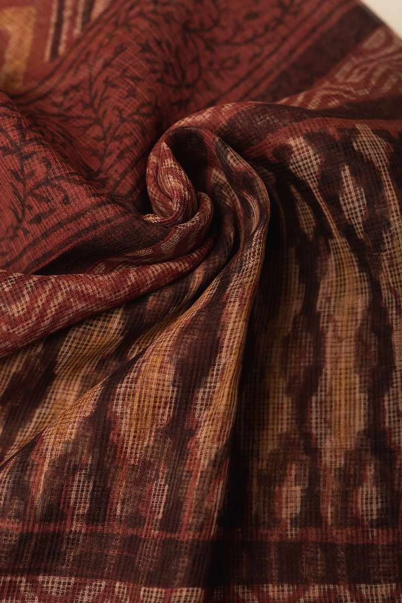 Image for Kusvaa Wkr049dup Priti Cotton Kota Doriya Dupatta Closeup