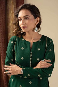 Image for Kusvaa Wkr051 Hrudya Cotton Silk Kurta Featured