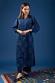 Image for Kusvaa Wkr052 Nirvana Cotton Handblock Print Kurta Front