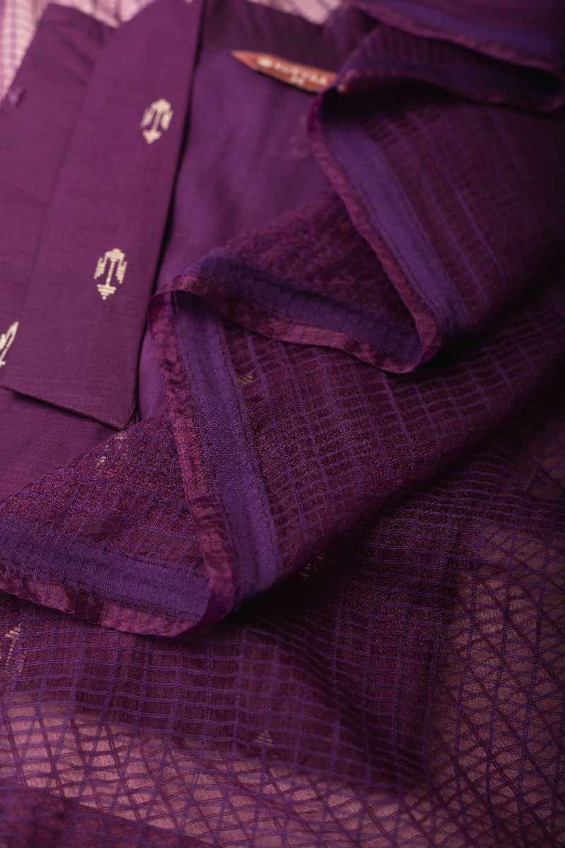 Image for Kusvaa Wkr053dup Avani Cotton Kota Doriya Dupatta Front