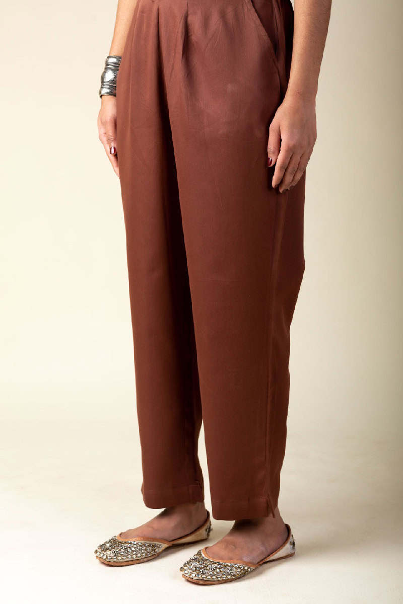 Image for Kusvaa Wkr054p Hrudya Cotton Silk Pant Closeup