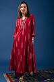 Image for Kusvaa Wkr055 Aalea Cotton Handblock Print Kurta Pattern