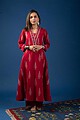 Image for Kusvaa Wkr055 Aalea Cotton Handblock Print Kurta Side