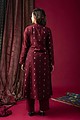 Image for Kusvaa Wkr057 Sanika Cotton Silk Kurta Closeup 2