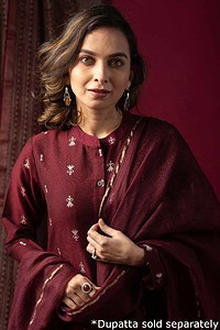 Image for Kusvaa Wkr057 Sanika Cotton Silk Kurta Featured