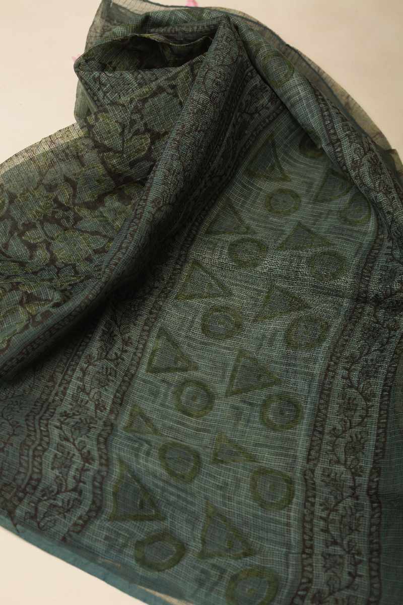 Image for Kusvaa Wkr063dup Opalina Cotton Kota Doriya Dupatta Featured