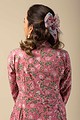 Image for Kusvaa Wkr065 Ishika Cotton Handblock Dress Back