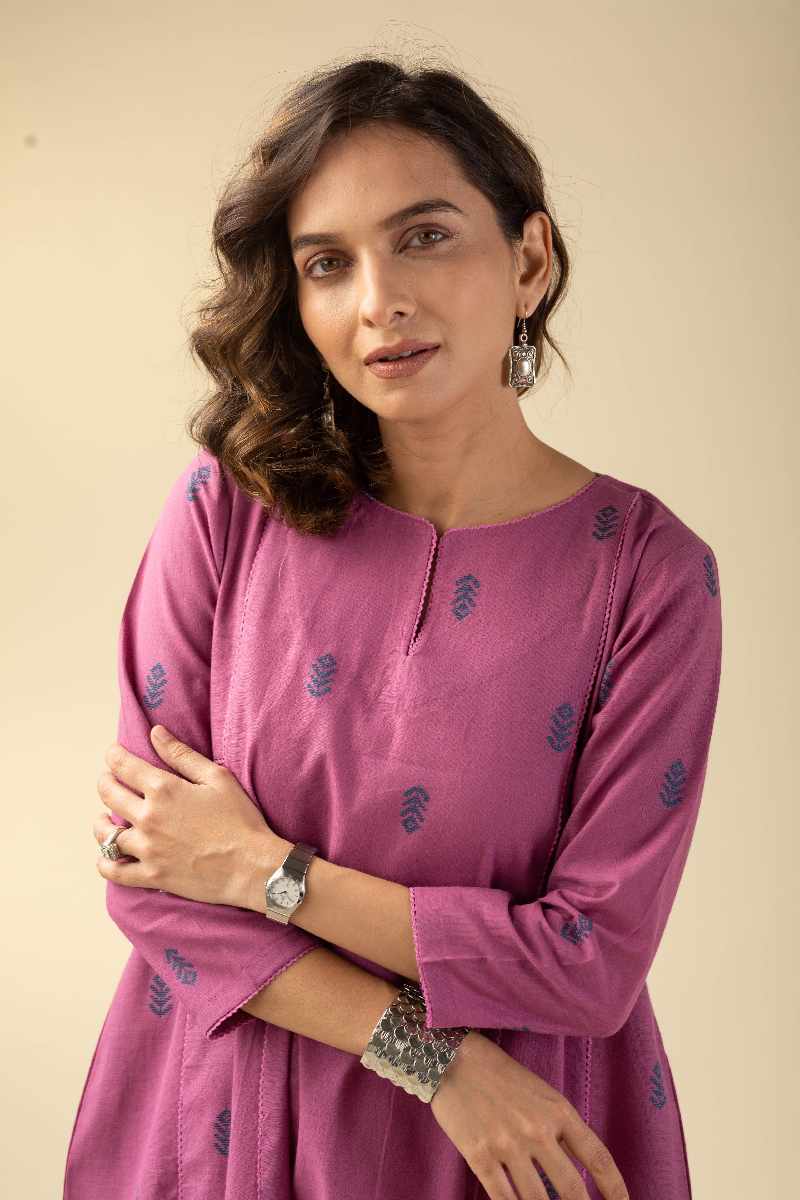 Image for Kusvaa Cood069 Aru Handloom Cotton Co Ord Set Featured