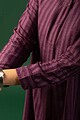 Image for Kusvaa Cood072 Eesha Handloom Cotton Kurta Pant Set Closeup 2