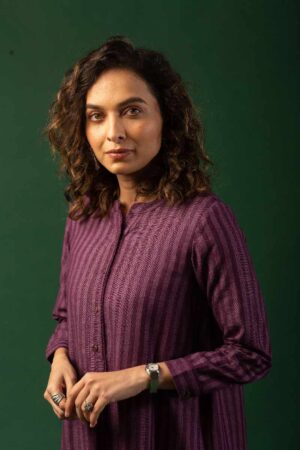 Image for Kusvaa Cood072 Eesha Handloom Cotton Kurta Pant Set Featured